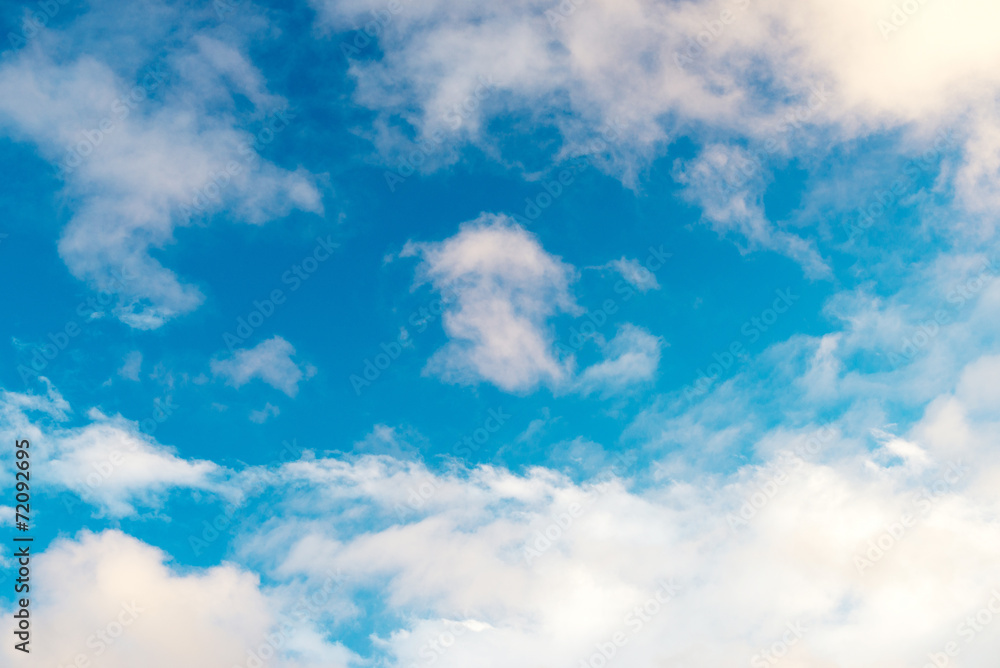 Obraz premium blue sky with clouds