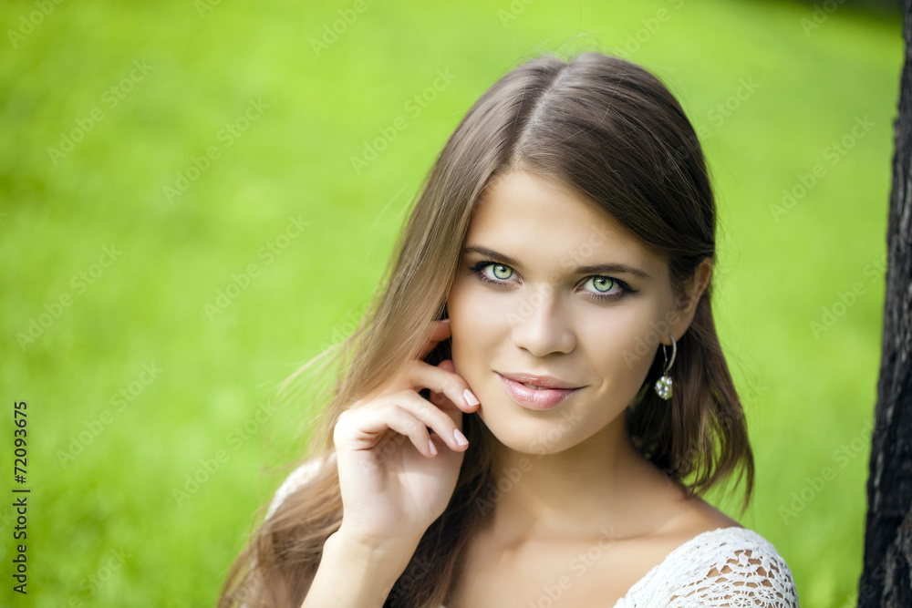 Young beautiful woman