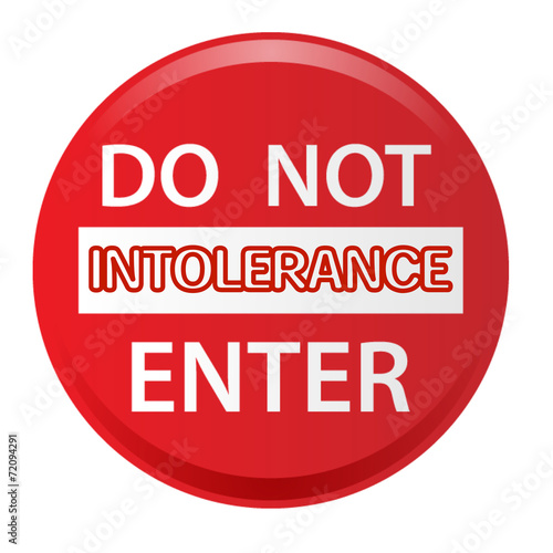Intolleranza do not entere photo