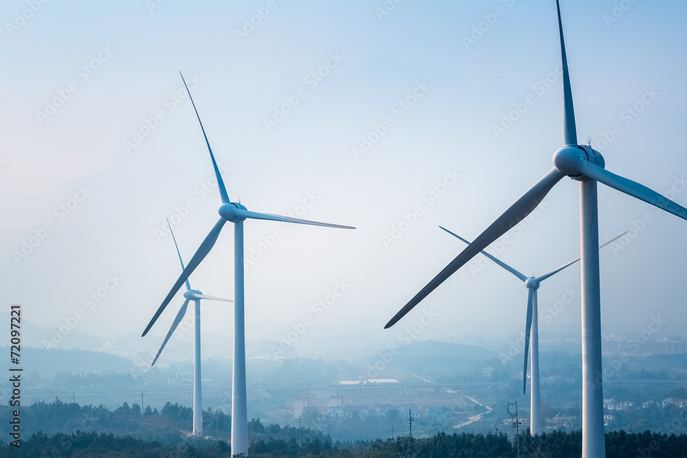 wind farm closeup wind farm closeup