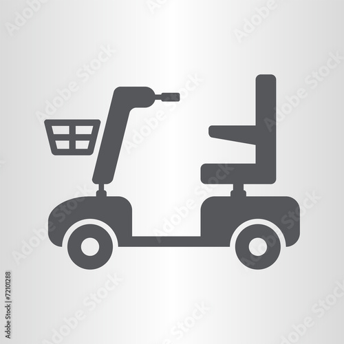 Mobility scooter icon