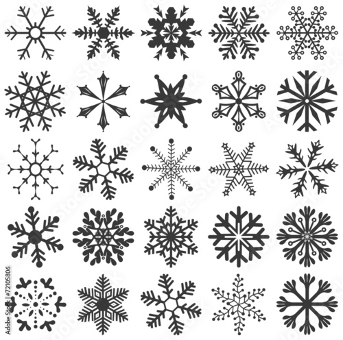 Snowflakes Set 25