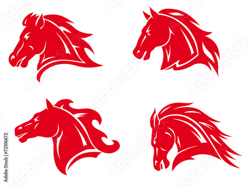 Horse mascots and tattoos