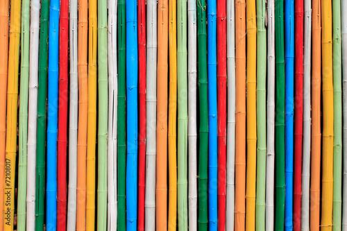 Colorful bamboo background