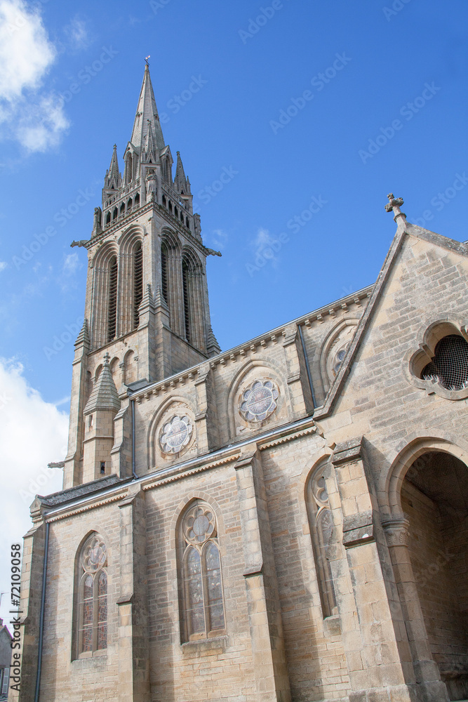 Eglise sacré cœur de Douarnenez, Bretagne, Finistère