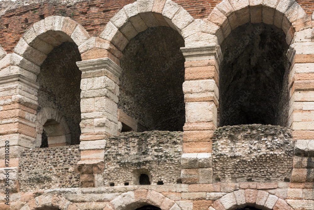 Arena detail in Verona, Italy