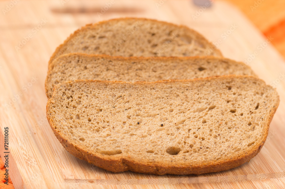 Rye bread slices Rye bread slices