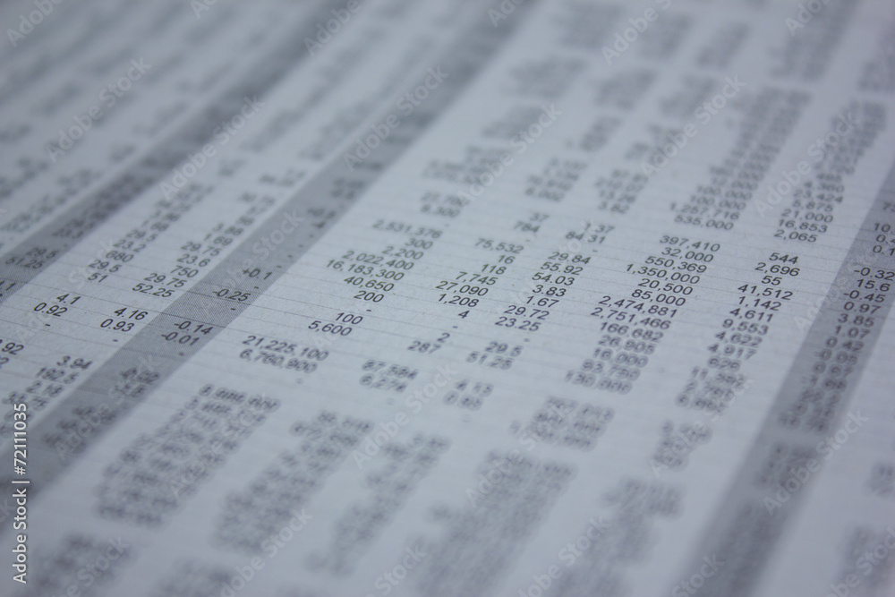 The table with number , stock market analyze. The table with number , stock market analyze.