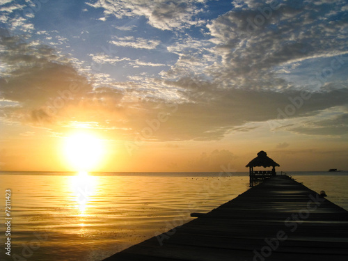 Sunburst over Belize © nstanev