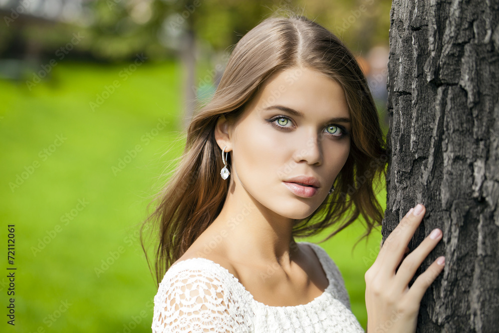 Young beautiful woman