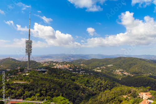 Cityscape of Barcelona Spain photo