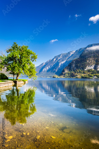 Alps autumn in Hallstatt