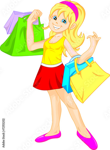 shopping girl