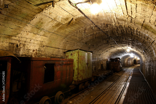Εκτύπωση καμβά old oil shale mine
