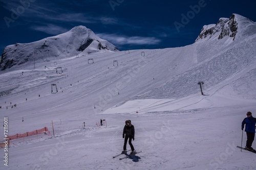 Skigebiet am Kitzsteinhorn Österreich