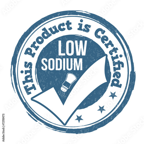 Low sodium stamp