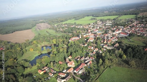 Flug über das Schloss Wiesenburg - Fläming photo