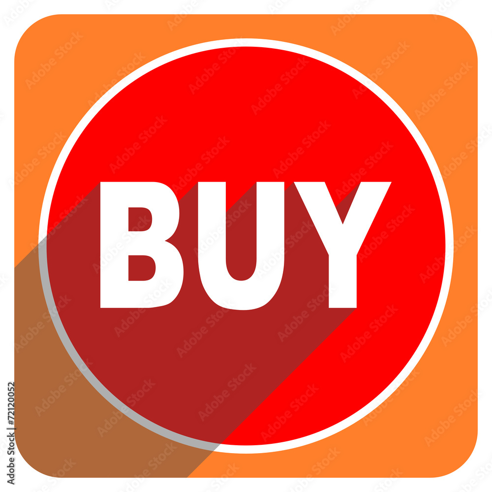 buy red flat icon isolated buy red flat icon isolated