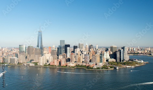 Aerial View of Manhattan, New York