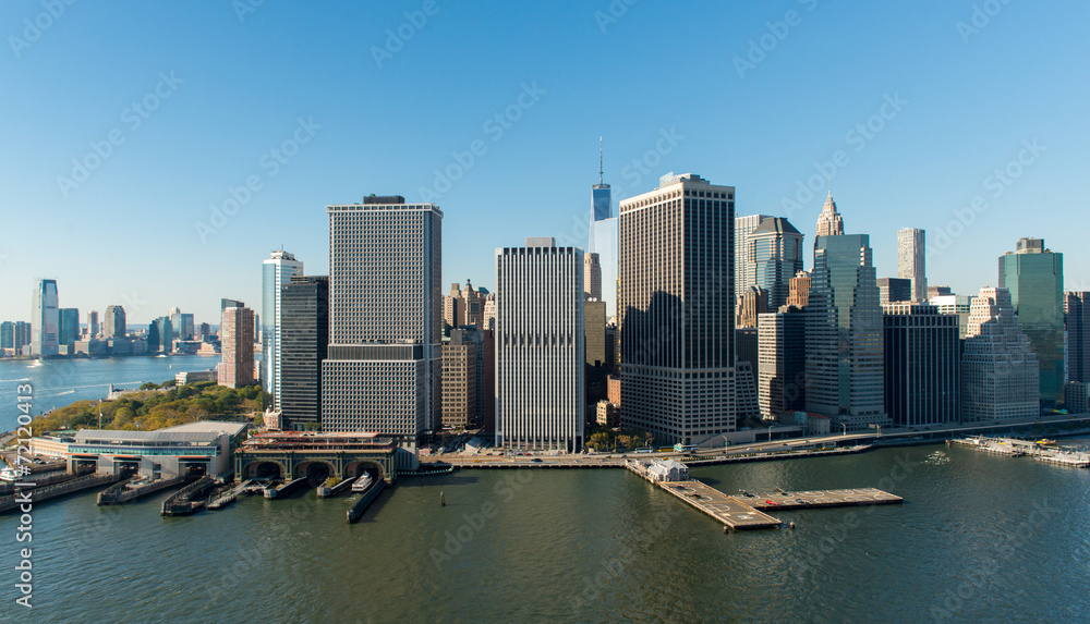 Obraz premium Aerial View of Manhattan, New York
