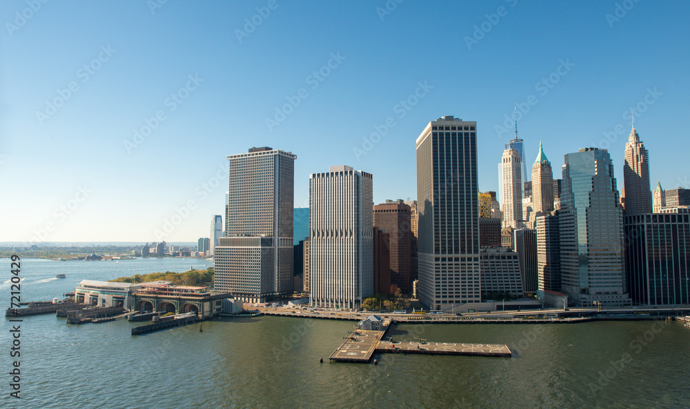 Obraz premium Aerial View of Manhattan, New York