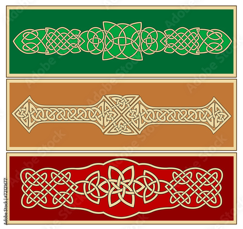 Celtic ornaments and patterns