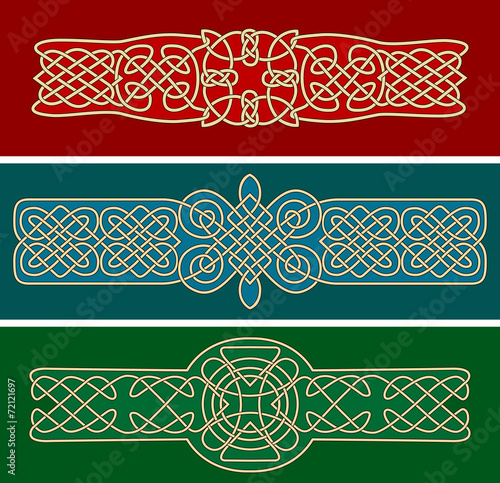 Celtic ornaments and patterns