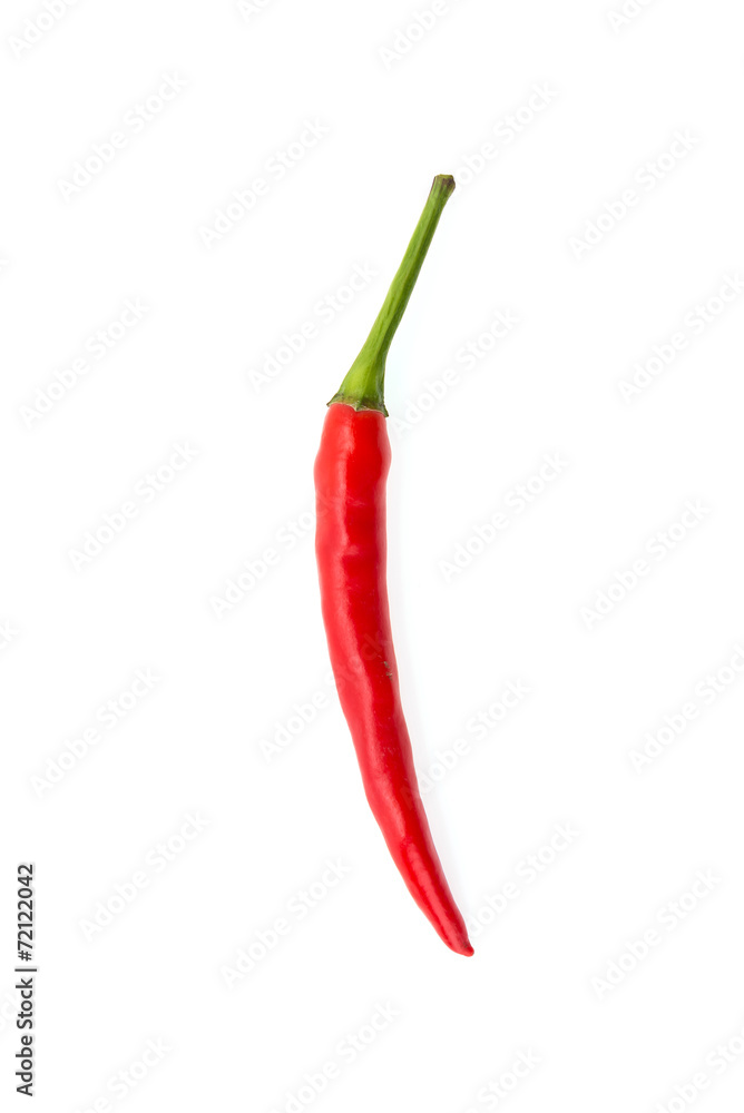 Chilli isolated on white Chilli isolated on white