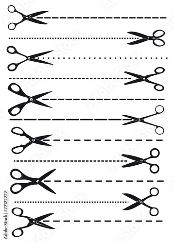 Set of scissors