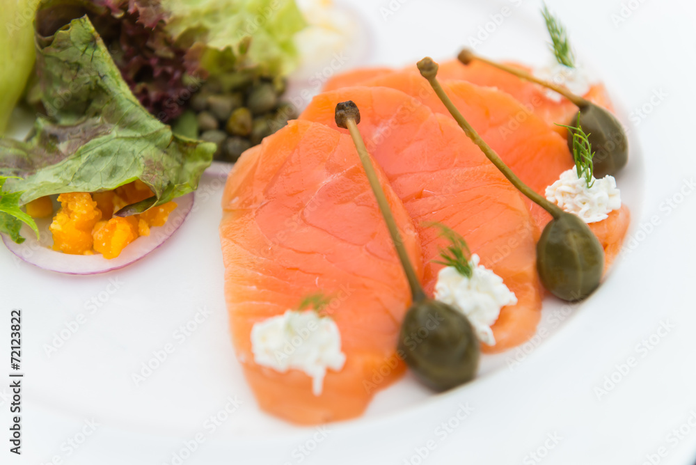 Smoked salmon salad Smoked salmon salad