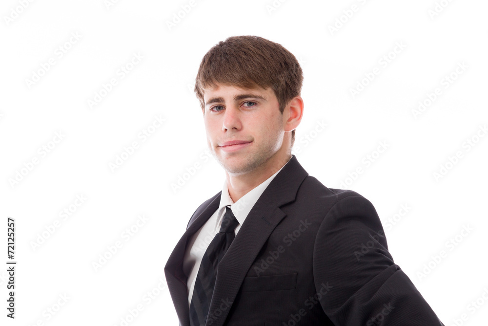 model isolated on plain background pround confident hands on hip model isolated on plain background pround confident hands on hip