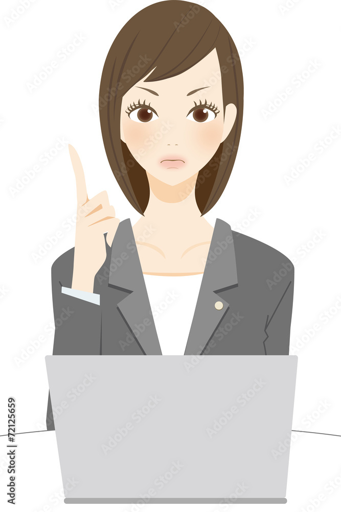 法律関係の仕事をする女性 指摘 法律関係の仕事をする女性 指摘