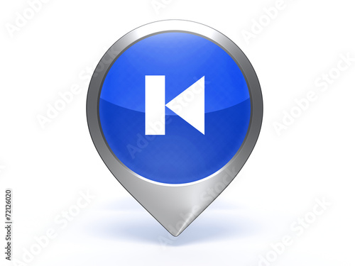 Free Download prev pointer icon on white background - GFXLoad