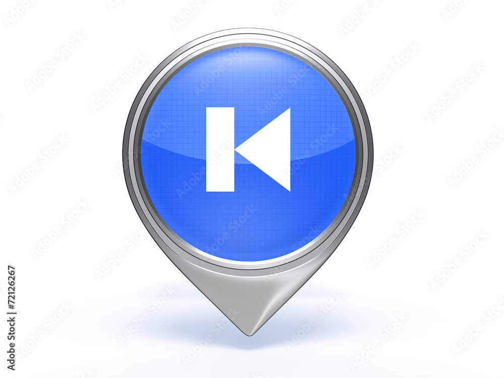 prev pointer icon on white background prev pointer icon on white background