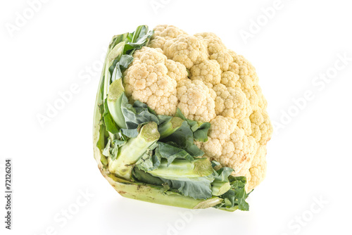 Cauliflowers isolated