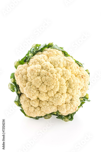 Cauliflowers isolated