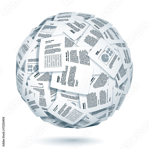 Ball of documents