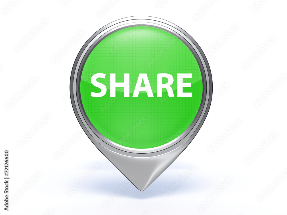 share pointer icon on white background share pointer icon on white background