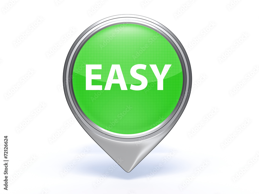 easy pointer icon on white background easy pointer icon on white background