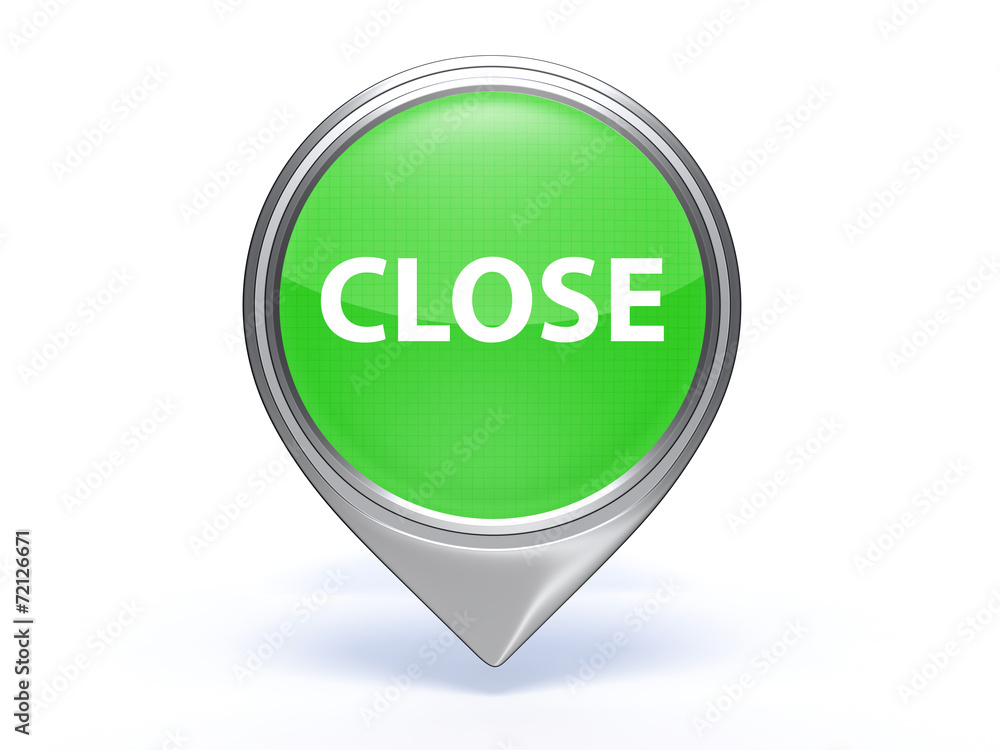 close pointer icon on white background close pointer icon on white background