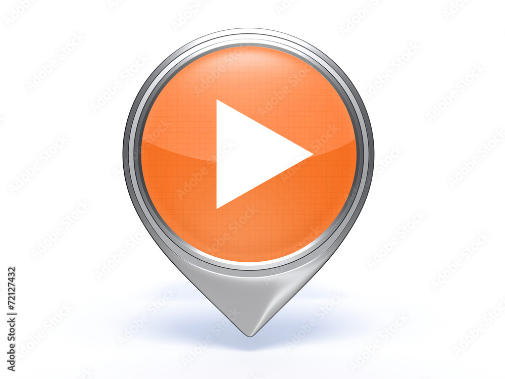 play pointer icon on white background play pointer icon on white background