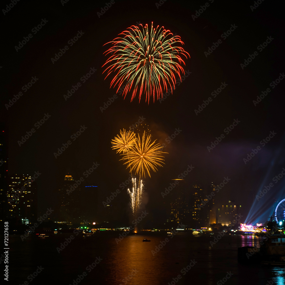 beautiful fireworks display for celebration night beautiful fireworks display for celebration night