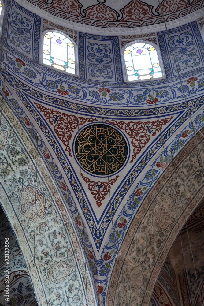 Details arch of Blue mosque