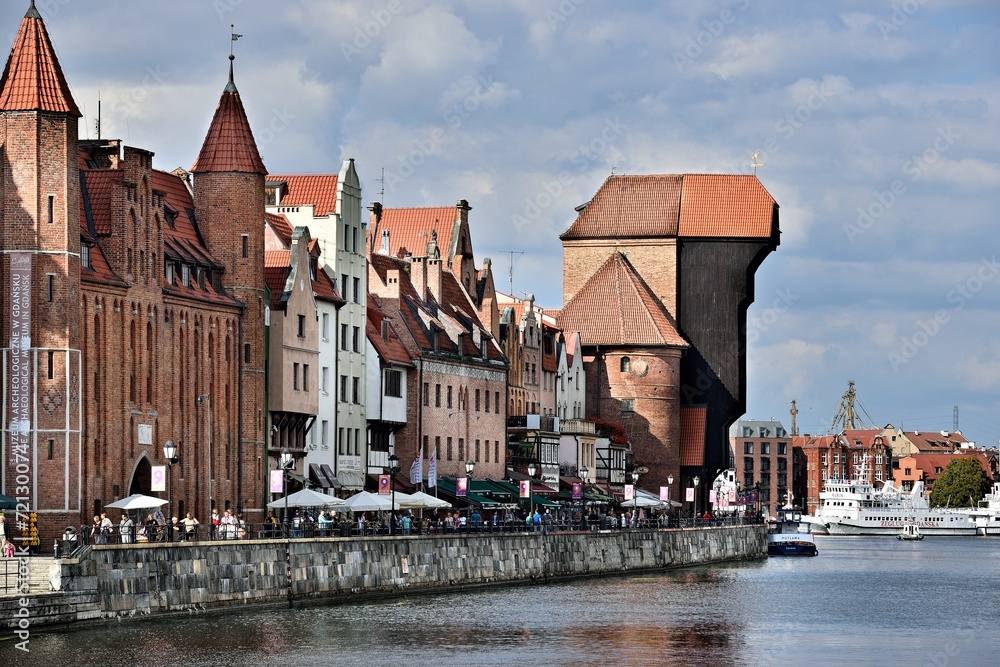 Naklejka premium Danzig mit dem Krantor