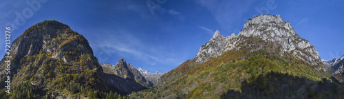 Autunno in Val Masino Panoramica