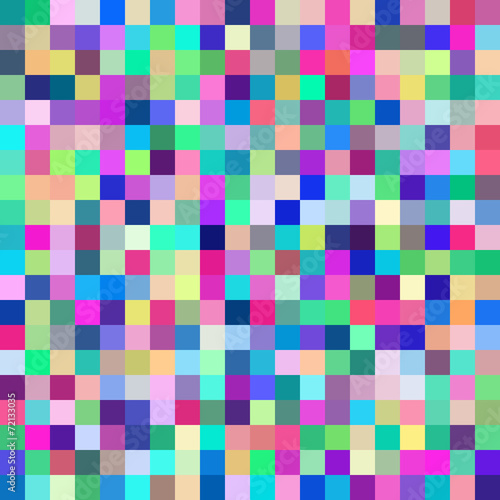 Background with blue squares. Raster.