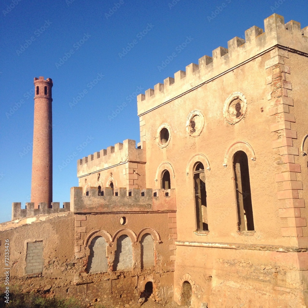 castle mine dwell in sardinia italy