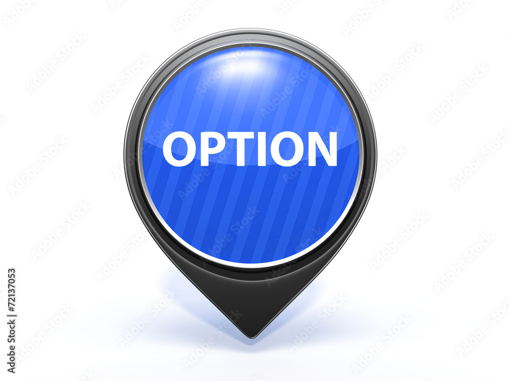 option pointer icon on white background option pointer icon on white background