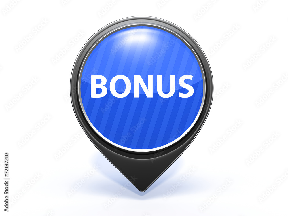 bonus pointer icon on white background bonus pointer icon on white background