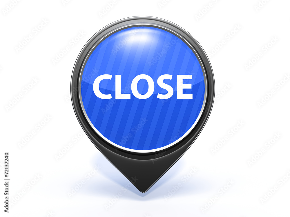 close pointer icon on white background close pointer icon on white background